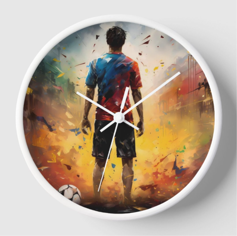 Football Hero Wall Clock