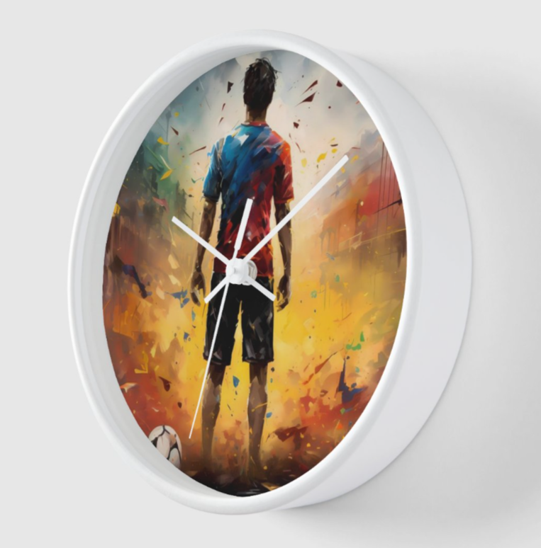 Football Hero Wall Clock
