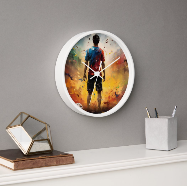 Football Hero Wall Clock