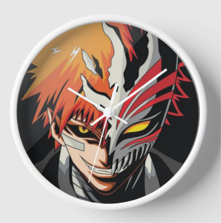 Dual Spirit Anime Wall Clock