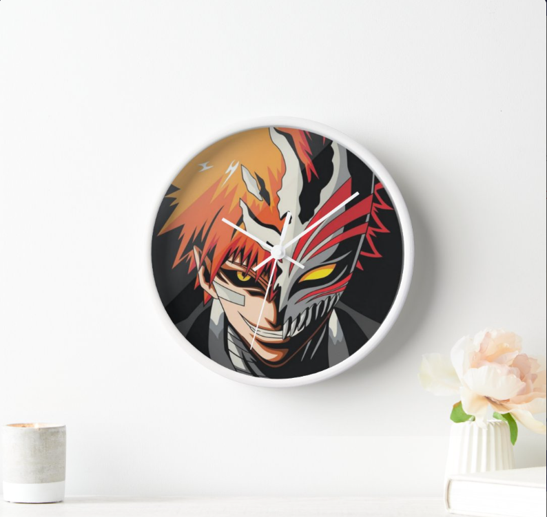 Dual Spirit Anime Wall Clock