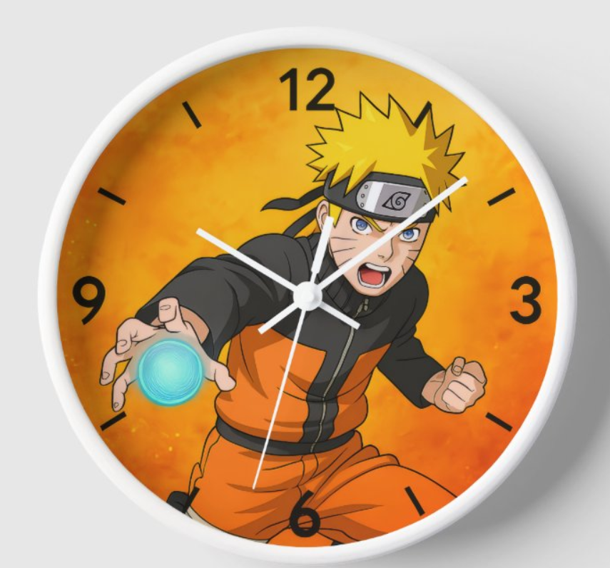 Anime Action Wall Clock