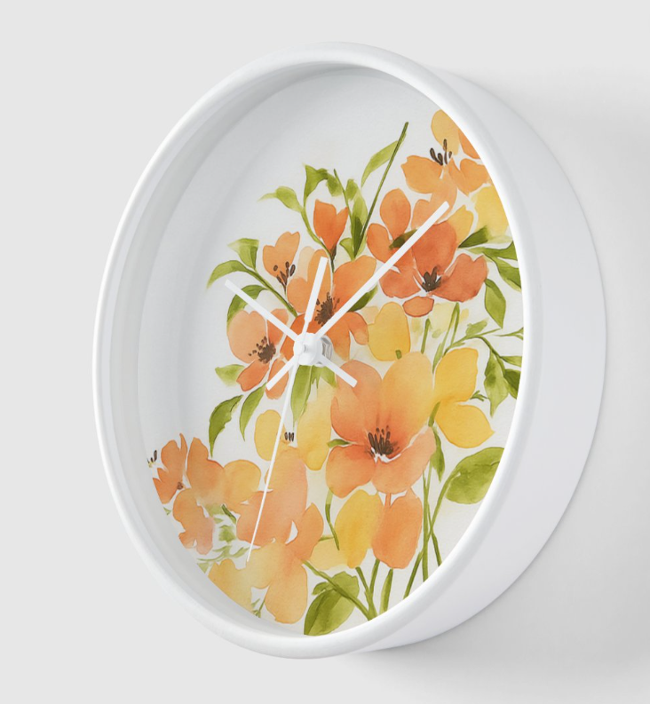 Blossom Bloom Wall Clock