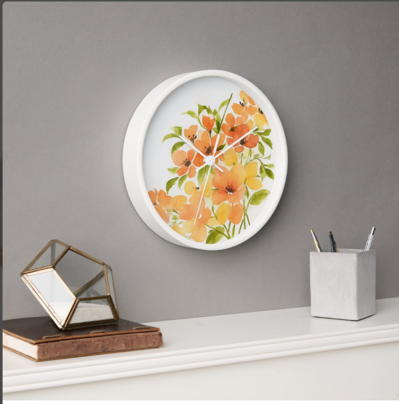 Blossom Bloom Wall Clock