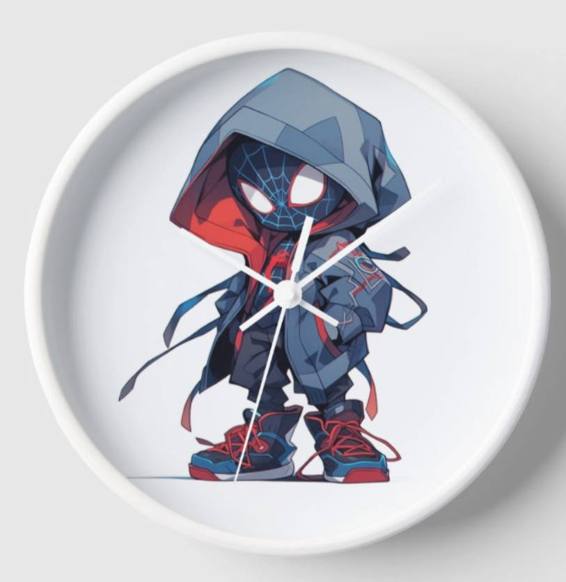 Urban Web Hero Wall Clock