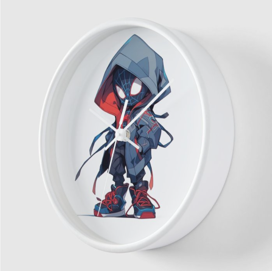 Urban Web Hero Wall Clock