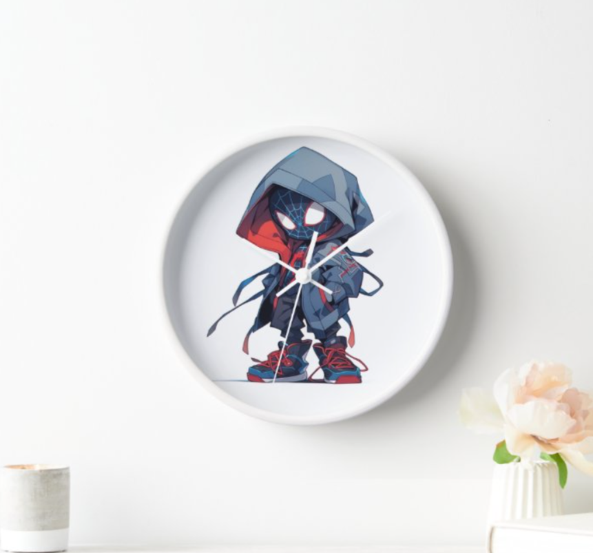 Urban Web Hero Wall Clock