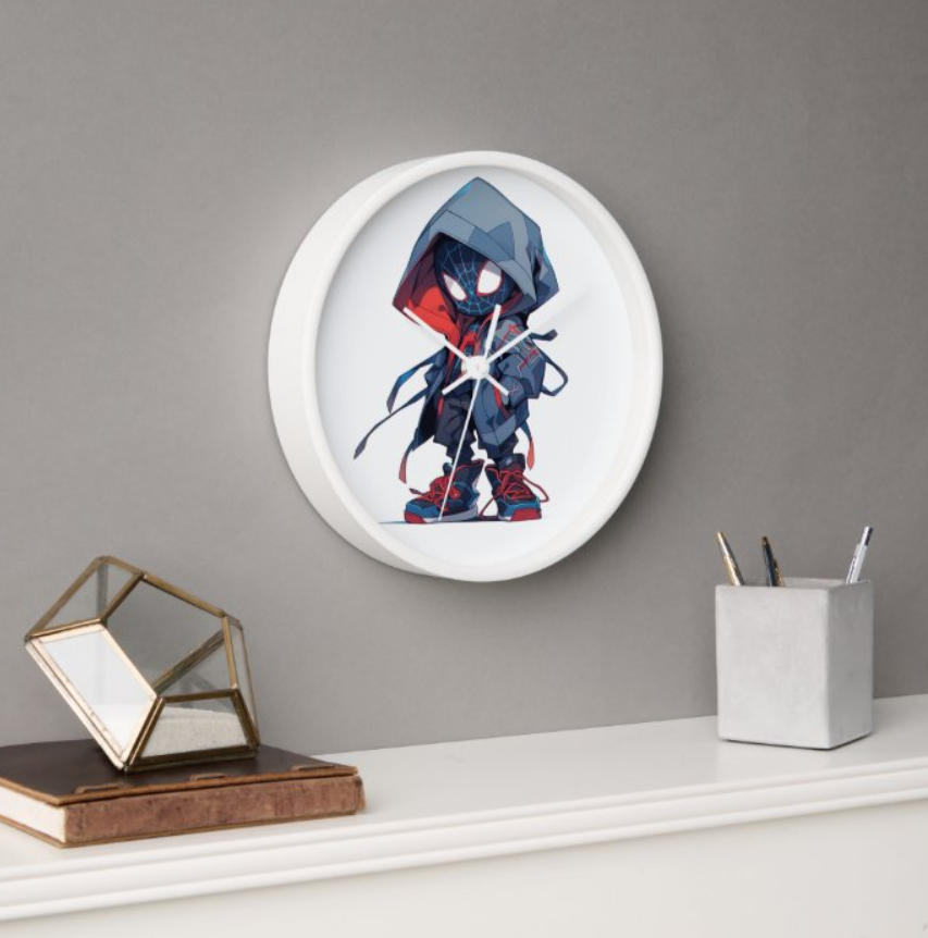Urban Web Hero Wall Clock
