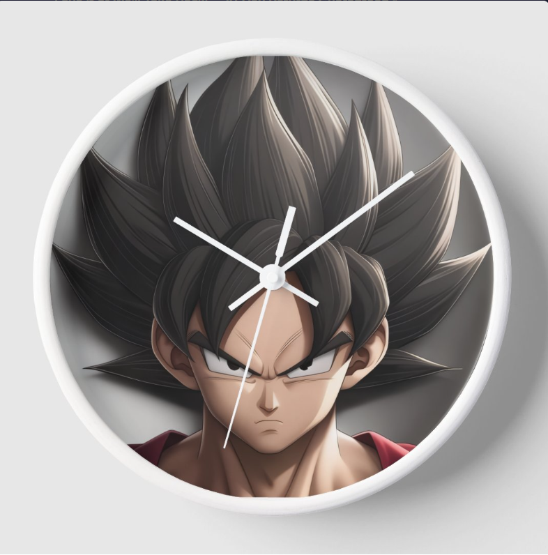 Saiyan Warrior Wall Clock