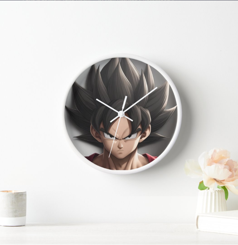 Saiyan Warrior Wall Clock