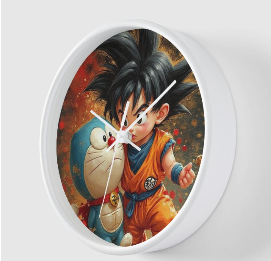 Chibi Duo Anime Wall Clock