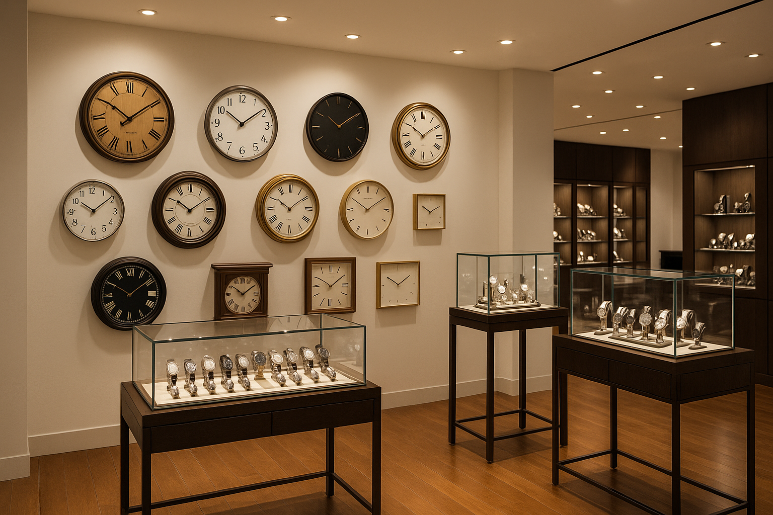 wall clock watches store